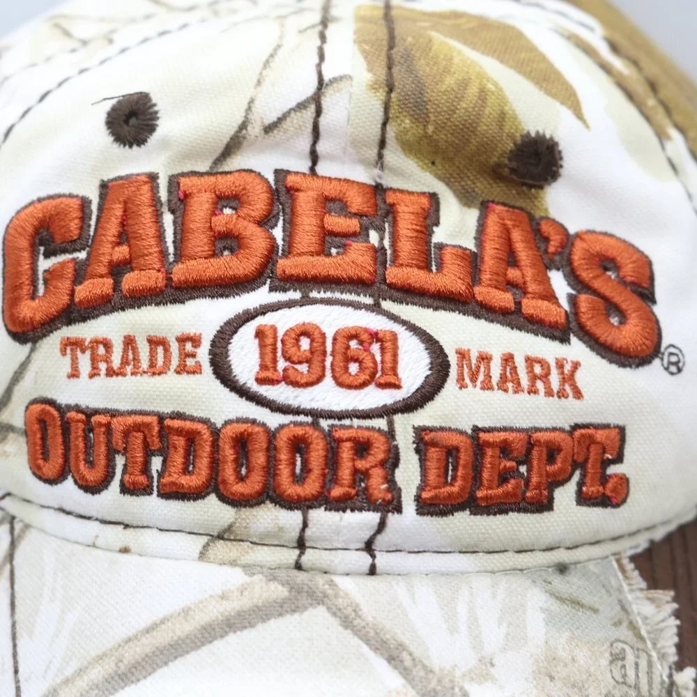 Cabela's youth real tree leaf pattern cap with the 
